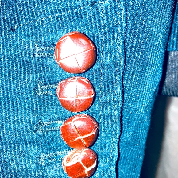 J.Crew Navy Corduroy Fitted Blazer - Picture 2 of 7